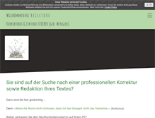 Tablet Screenshot of korrektorat-mengler.de